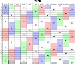 Téléchargez et imprimez gratuitement votre semainier: Fichier Calendrier 2020 Semaines Iso Fr Svg Wikipedia