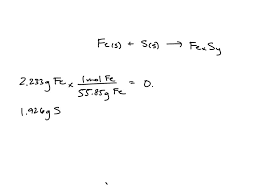 empirical formula of the compound