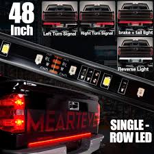 Led Tailgate Light Bar Full Featured Running Reverse Brake Turn Signal Truck Tail Light Weatherproof No Drill Install For Trailer Pickup Jeep 48