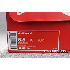 Nike W 98 Air Max Retro Sport Running Shoes White Fossil Women Shoes Ah6799 102 Outlet