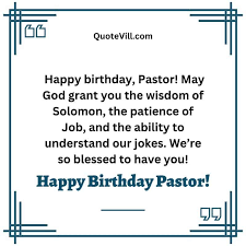 birthday wishes for your beloved pastor