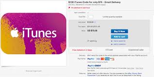 Jul 12, 2018 · the popularity of the itunes gift card scam coincided with the decline of money order scams. 100 Itunes Us Gift Card Instant Email Delivered 75 Shipped From Paypal Ebay 9to5toys
