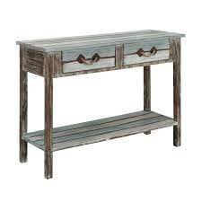 Marilla Coastal Style 2 Drawer Console