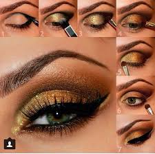 beautiful gold eyeshadow tutorial musely