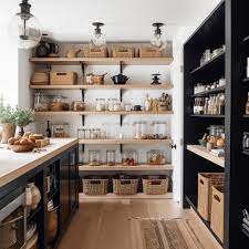 creative pantry shelving ideas plank