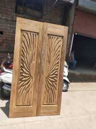 interior teak wood door for home size