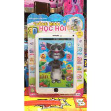 HH-1190 Chọn màu ngẫu nhiên- Ipad thông minh học hỏi - hình nền mèo Tom- đồ  chơi giáo dục