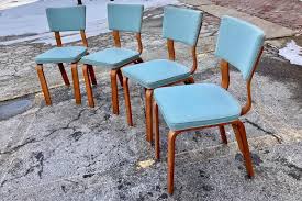 4 thonet dining chairs with bentwood