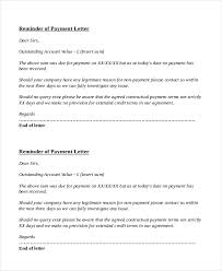 Sample Letter For Payment Reminder Scrumps
