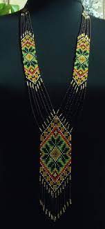 handmade beaded necklace ukrainian