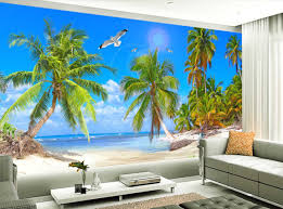 3d Tropical Beach 577 Wall Paper Murals