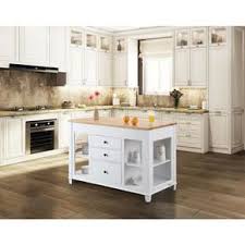 #1 home improvement retailer store finder Design Element Medley White Kitchen Island With Slide Out Table Kd 01 W The Home Depot Grey Kitchen Island White Kitchen Island Wood Kitchen Island