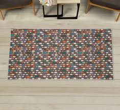 abstract decorative rug colorful
