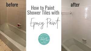 paint shower tiles with epoxy paint
