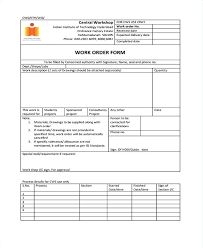 Work Order Template Word Auto Shop Ms Download Templates