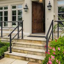 wrought iron railing outdoor steps