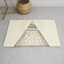 illuminati rug by perfect society6