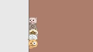 Brown Cartoon Cat P Desktop