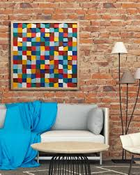 Buy Multi Color Modern Wooden Pixel