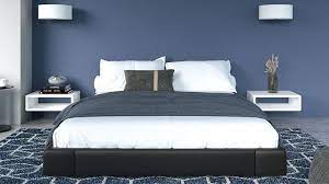 What Color Bedding Goes With Blue Walls