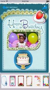 make birthday frame by carrie ben