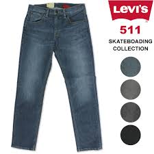 Levis Skateboarding Collection Levis Skateboarding Collection 511 Slim Fit Tapered Jeans Denim Pants Men 95581