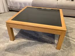 Square Oak Coffee Table Coffee Tables