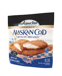 crunchy breaded alaskan cod aqua star