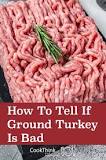 Is it OK if ground turkey has a smell?