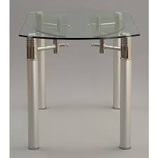 Round Glass Extending Dining Table
