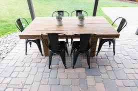 Diy Outdoor Dining Table Garrison