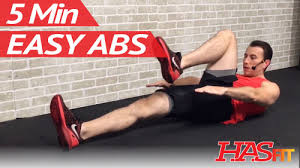5 min easy ab workouts at home for