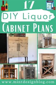 17 diy liquor cabinet plans you can