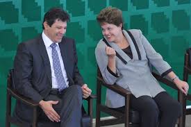 Resultado de imagem para Fotos de Dilma com Haddad