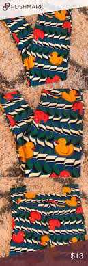 Lularoe Tc Rubber Duck Leggings Nwt Lularoe Tall Curvy Nwot