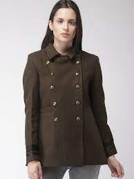 Buy Madame Women Olive Green Solid Pea