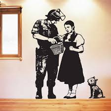 Banksy Dorothy Police Search Vinyl Wall