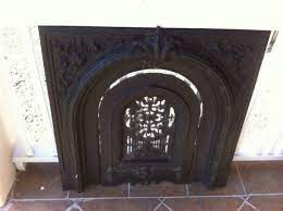 antique fireplace surround with summer