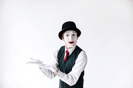 the theater art of miming through the