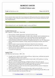 Maybe you would like to learn more about one of these? Medical Coder Resume Samples Qwikresume