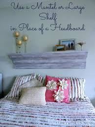 Mantel In Place Of A Headboard