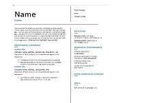 Resume And Cover Letter Templates
