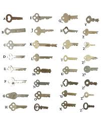 antique flat cabinet lock keys