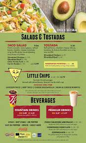 menu at miguel s jr fast food costa mesa