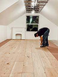 make your own plank flooring using 1 x