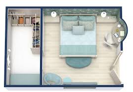 Primary Bedroom Layout With Walk In Closet