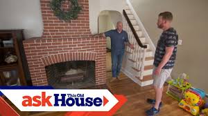 how to repair a damaged fireplace brick