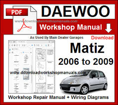 daewoo matiz pdf work repair manual