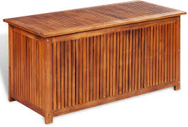 H4home Garden Wooden Storage Chest Box