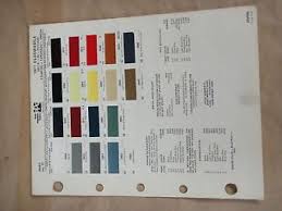 Ppg Vibrance Custom Paint Color Charts Chips Auto Car On